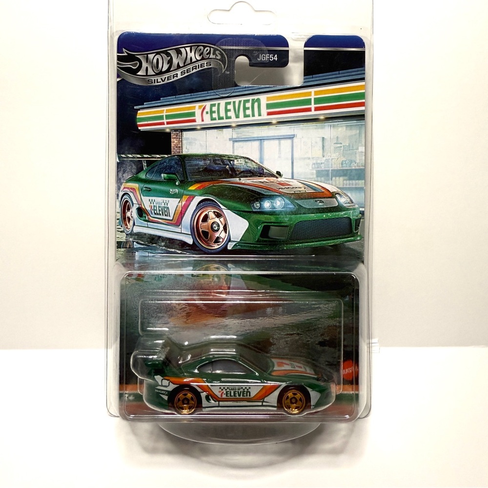 HotWheels Exclusive Silver Series 7 Eleven Toyota Supra
